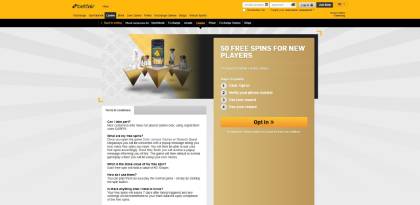 Betfair free spins casino offer