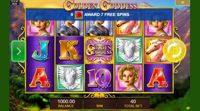 Golden Goddes Jackpot Slot