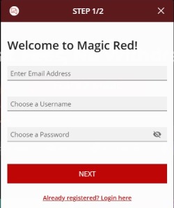 Magic Red Registration