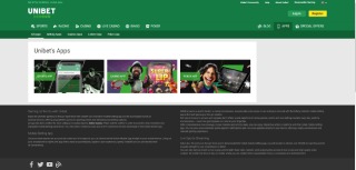 Unibet has 3 different mobile apps