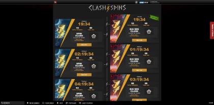 Plenty of promotions such as clash spins at Videslots Casino