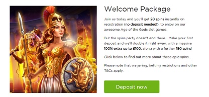 Casino.com Welcome Package